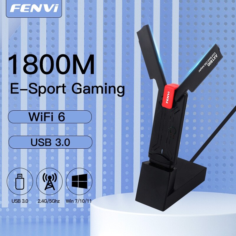 WiFi 6 USB  1800Mbps 2.4G/5GHz   802.11A..